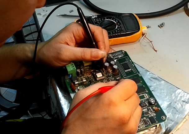 Hinh anh kiểm tra cac linh kiện sửa chữa HMI